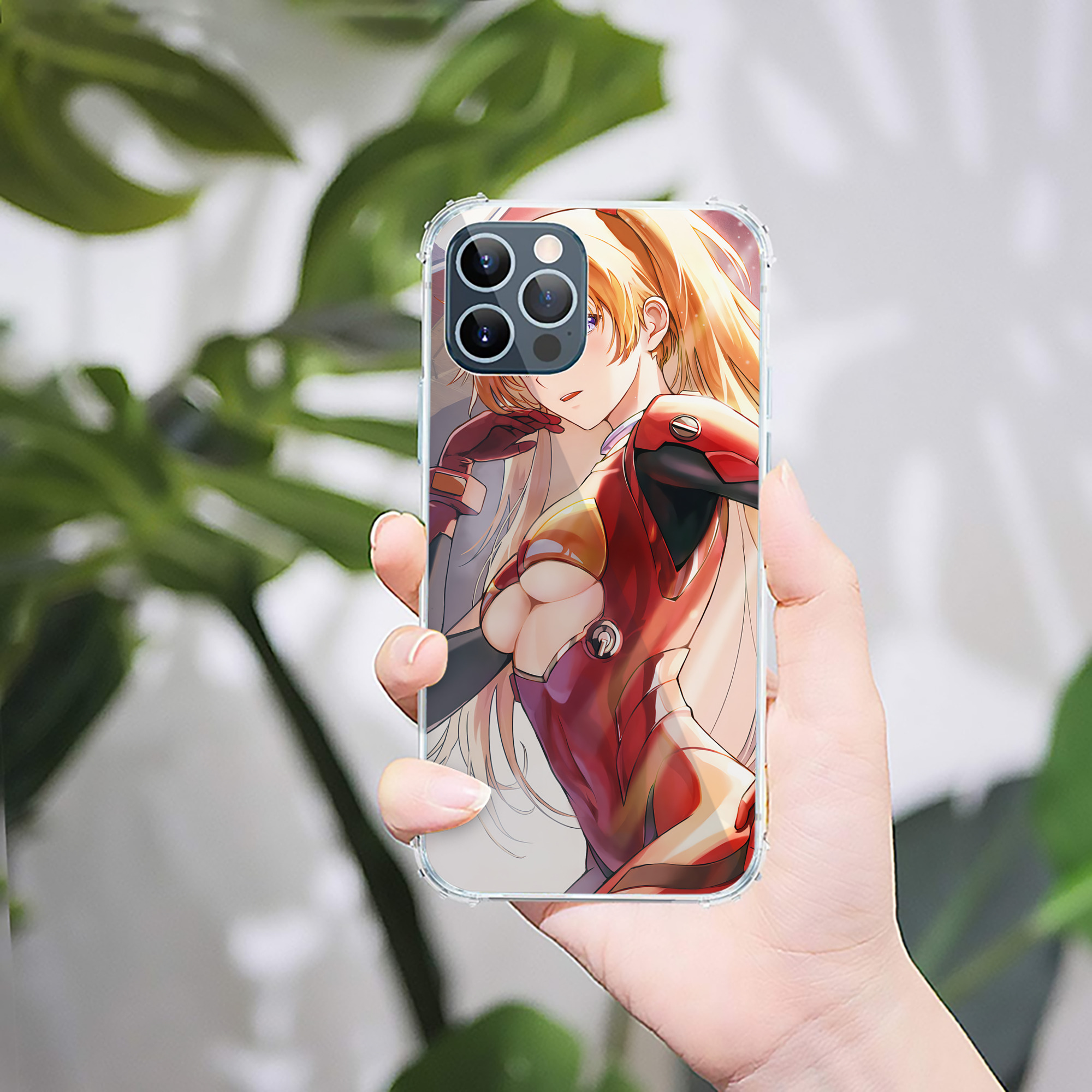 （画像用） EVA 新世紀エヴァンゲリオン 【iPhone 12シリーズ対応】透明スマホケース（クリアソフトケース）
